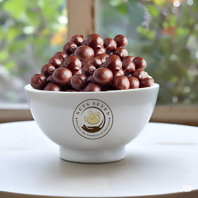 Chocolate coated hazel nuts